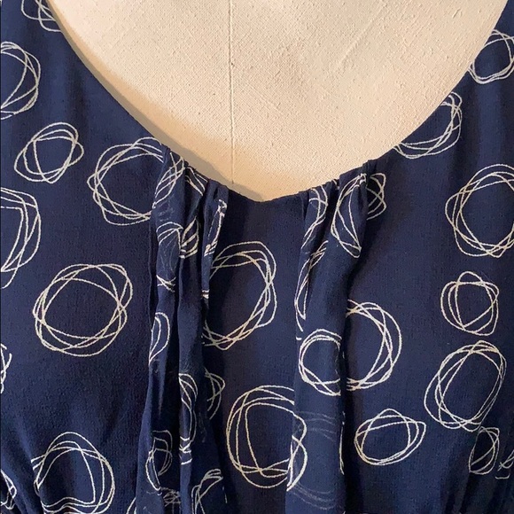 Talbots Pure Silk Size 2P Dress Sleeveless Navy - Picture 7 of 7